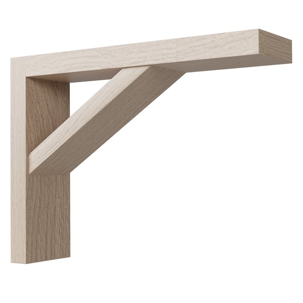 Designs Of Distinction Lexington Bar Bracket - Tall, White Oak 01605008WK1 - main
